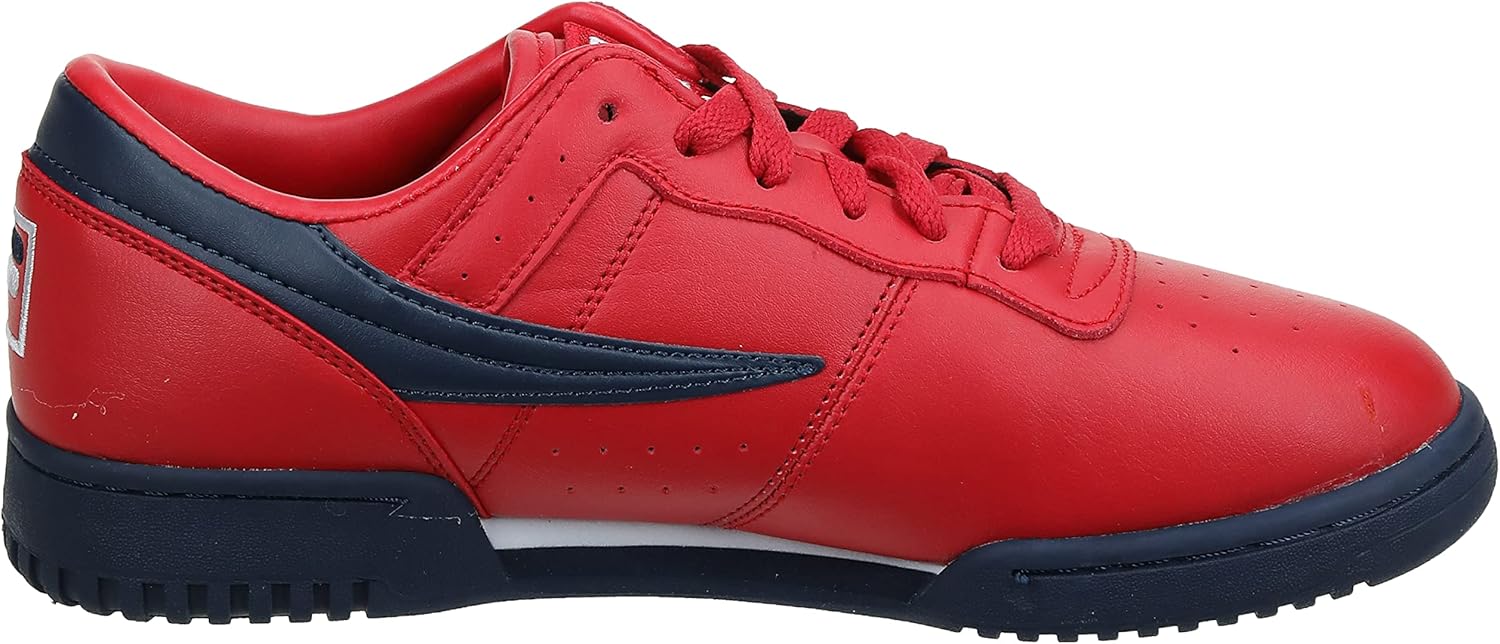 Fila Men's Original Fitness Lea Classic Sneaker 11 Red/Navy/White