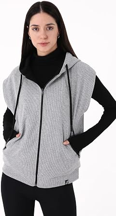 Scorp Impact Reversible Kadın Çift Taraflı Yelek Gri