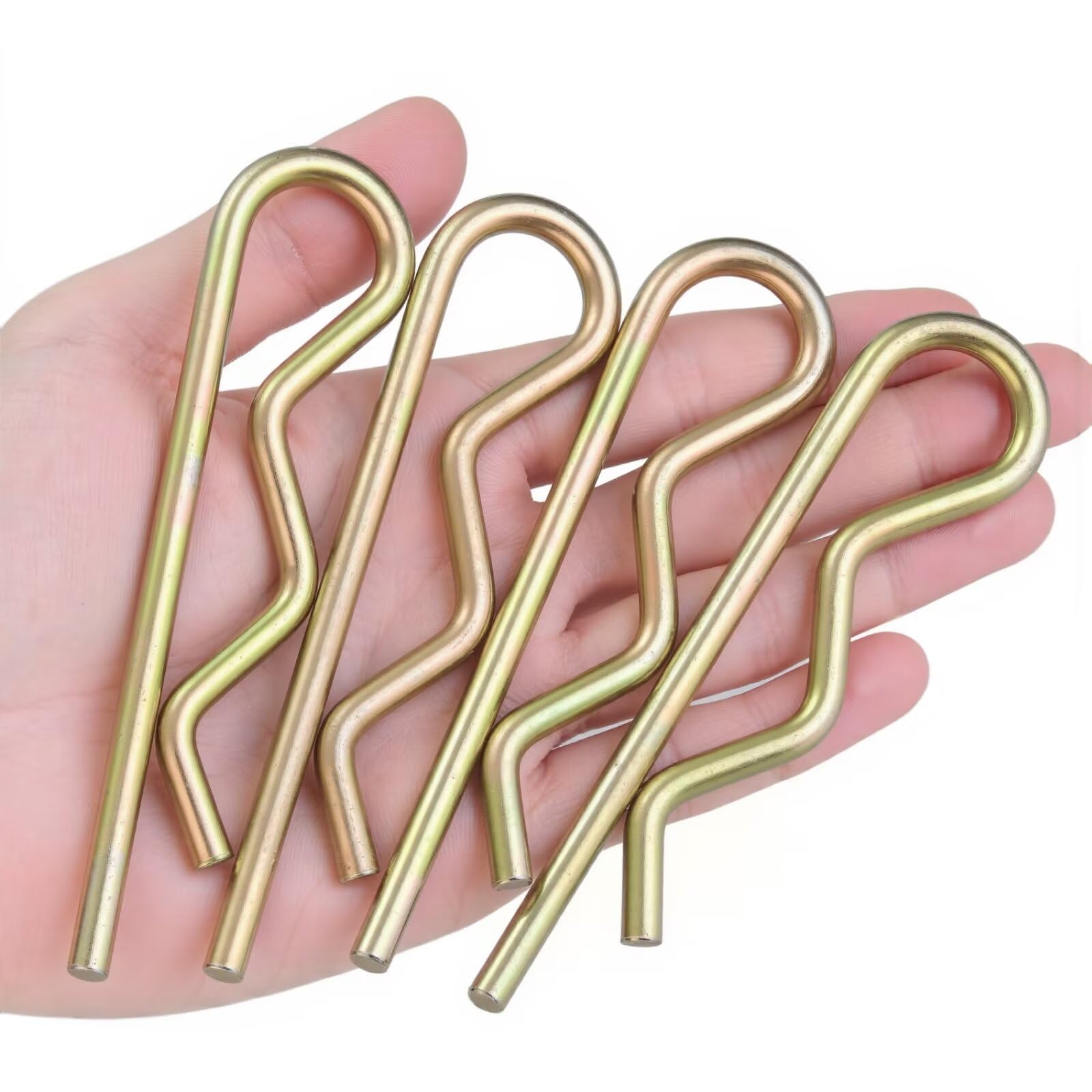 Spring Pin R Strong Snapklik.com : 4 Pcs M6 X 120 Heavy Duty Color Zine Plated Cotter Pins ...