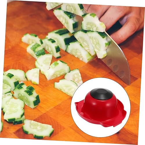 Miniatura 4 de KICHOUSE Soporte de seguridad alimentaria Mandolina Slicer Rallador de Dedo Resistente Protector de Dedo Vegetal Queso Rallador Multifuncional de