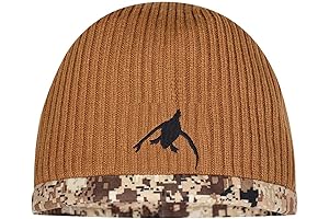EDTREK Waterproof and Windproof Camo Beanie for Men Duck Hunters