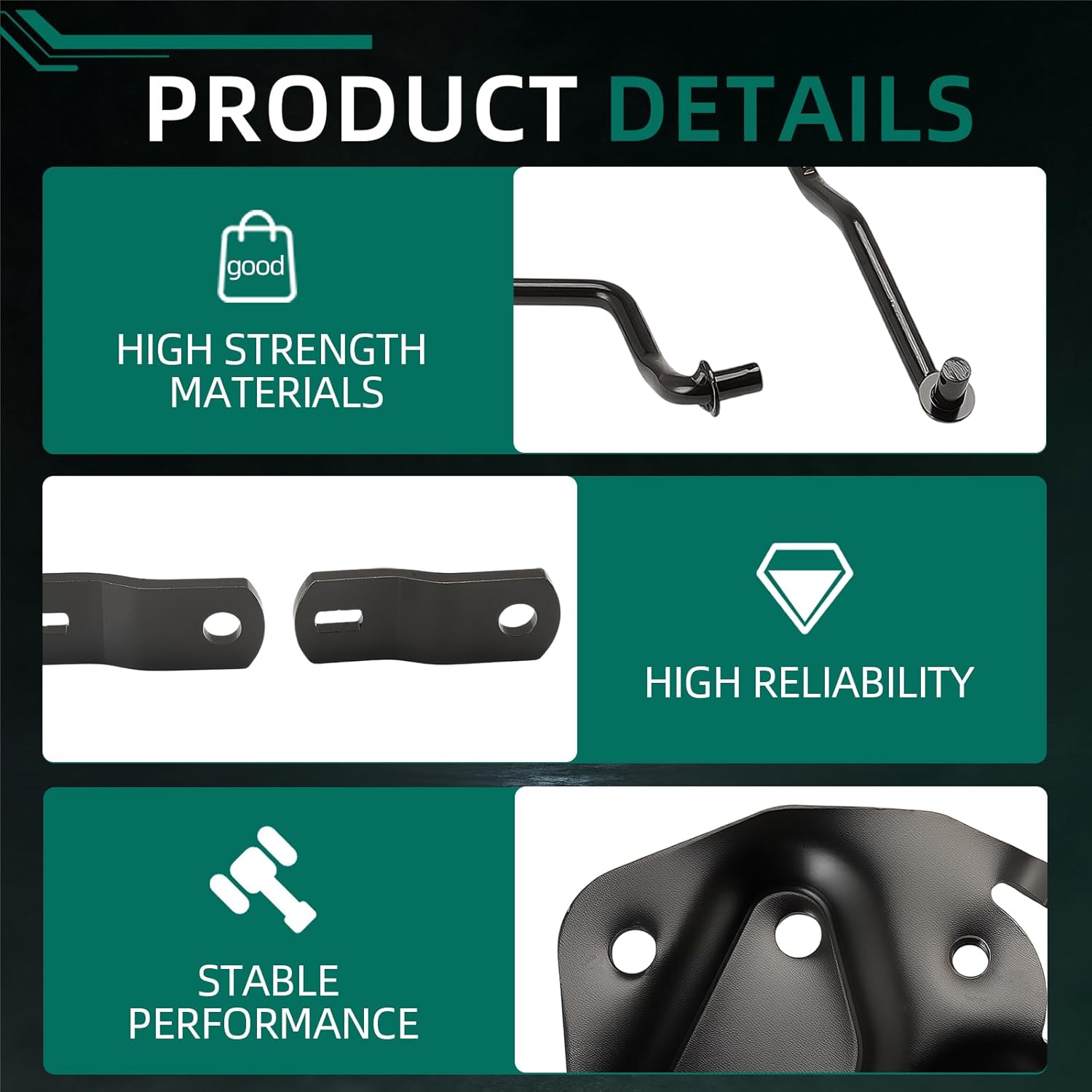 Speed Shifter Linkage Kit Fit for Chevy Impala, Fit for Buick Skylark Fit for Pontiac GTO for Tempest Fit for Oldsmobile Replace 3733163