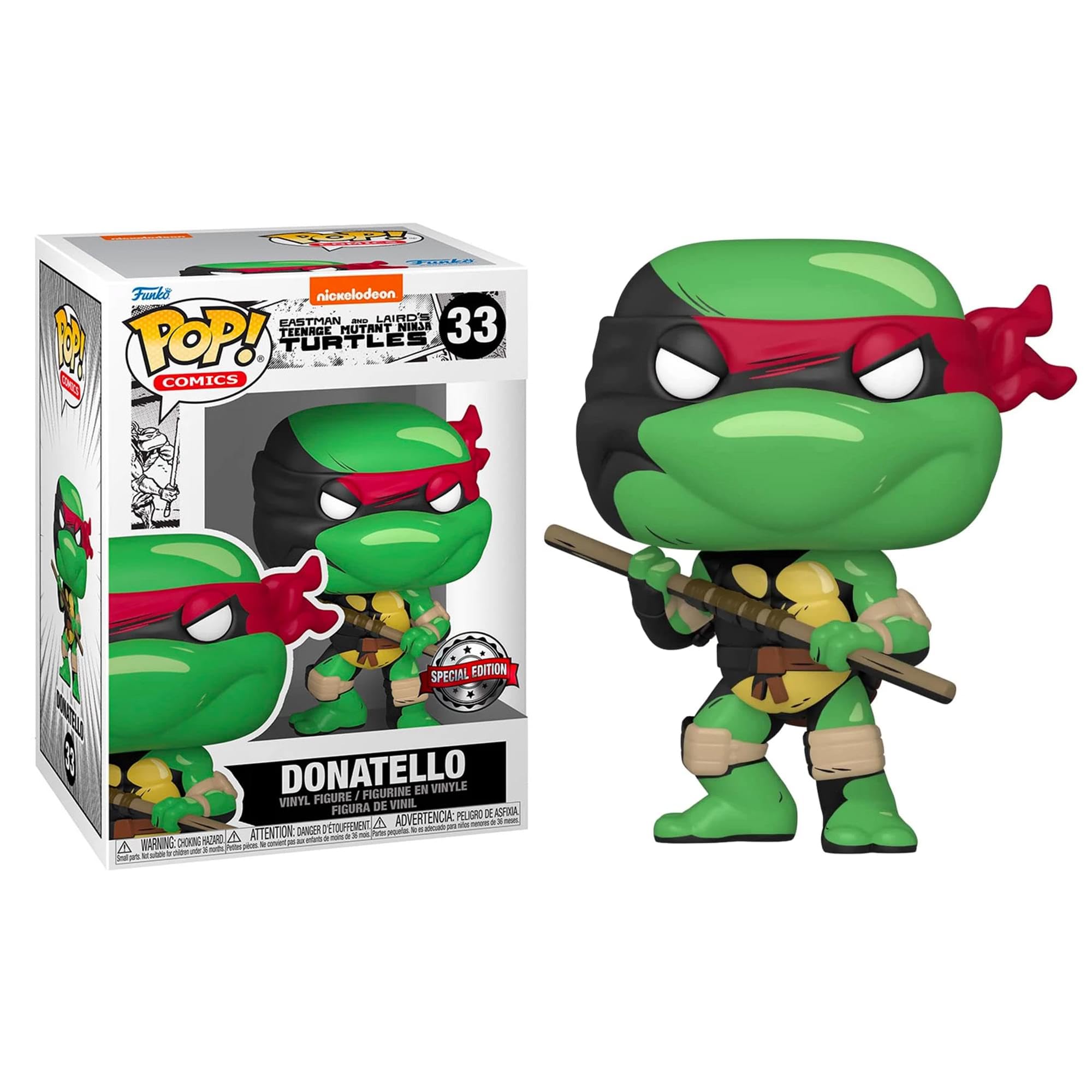 Pop! Comics Teenage Mutant Ninja Turtles: Donatello Previews Exclusive Vinyl Figure