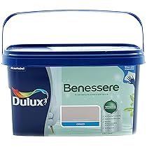 Dulux Benessere Pittura Colorata all’Acqua per Interni Superlavabile Anti Muffa Anti Batteri con Ioni D’Argento, 2.5 Litri, Rosa Polvere, 2.5L