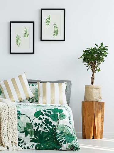 Miniatura 5 de 28 plantillas de hojas para pintar sobre lienzo, reutilizables, helechos de palma, tortuga, plantilla de hojas tropicales para manualidades,