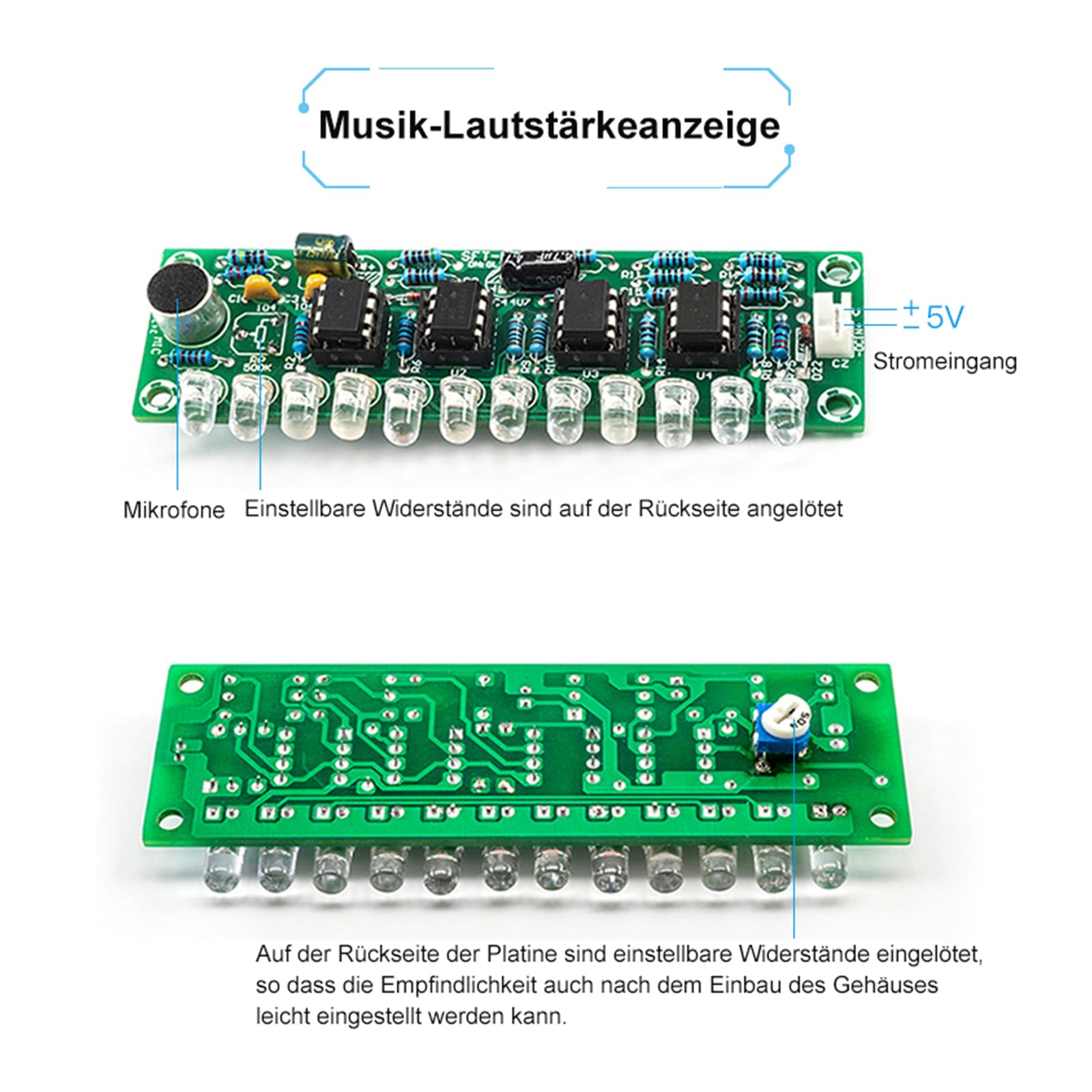Elektroniczny głośnik Bluetooth z radiem FM, zestaw do lutowania DIY, czarny, projekt odtwarzacza muzyki z pilotem zdalnego sterowania z kolorowymi diodami LED sterowanymi dźwiękiem i obudową