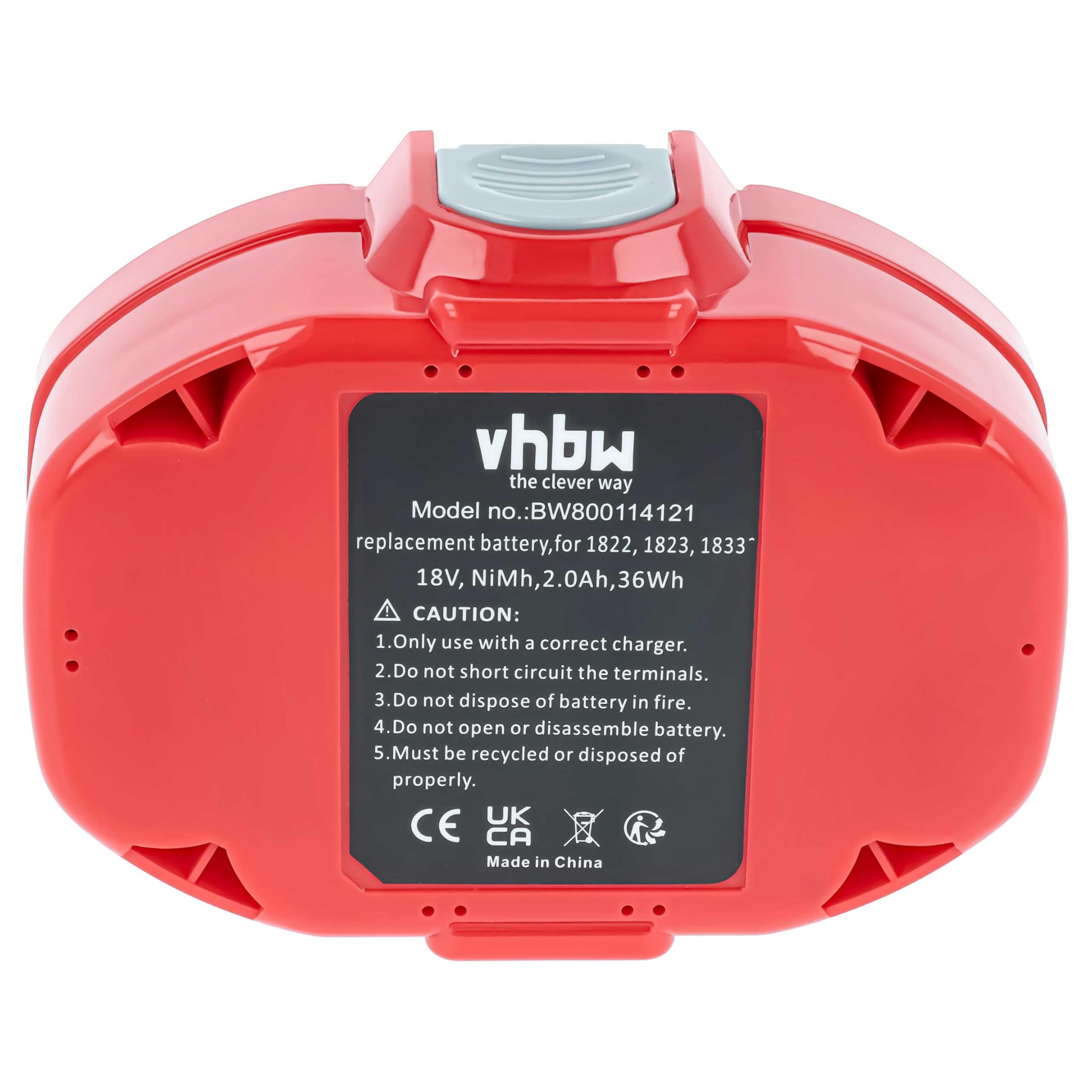 vhbw 2x NiMH akumulator 2000 mAh (18 V) do elektronarzędzi narzędzia Powertools Tools Makita LS711DWA, LS711DWBEK, LS711DZ, LS800D, LS800DWA, LS800DWAE
