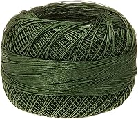 Vista 3 de Lizbeth Tamaño 80 HH80 Hilo de algodón 184 yardas 0.35 oz, carbón