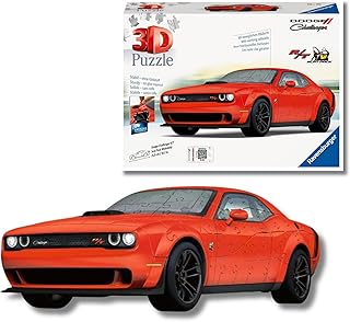 Comprar Ravensburger - Puzzle 3D Adultos Dodge Challanger Scat Red | Puzzles 3D para Adultos Y Niños De 10 Años O Más | Maquetas para Montar De 163 Piezas | Regalos Niños 10 Años O Más