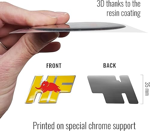 Miniatura 3 de Lancia 21261 HF 3D Pegatina Oficial 2.362 x 1.378 in