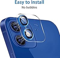 Vista 36 de 3 Pack Tempered Glass Camera Lens Protector for iPhone 12 6.1", Ultra HD, 9H Hardness, Anti-Scratch, Case Friendly, Easy to Install