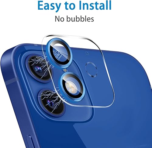 Miniatura 36 de 3 Pack Tempered Glass Camera Lens Protector for iPhone 12 6.1", Ultra HD, 9H Hardness, Anti-Scratch, Case Friendly, Easy to Install