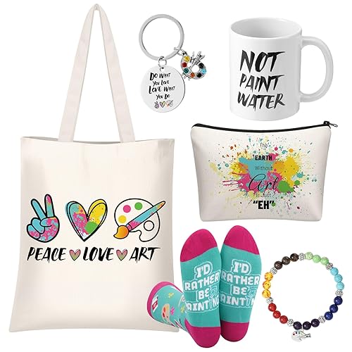 Mepase 6 Pcs Painting Artist Gift Sets for Women Include