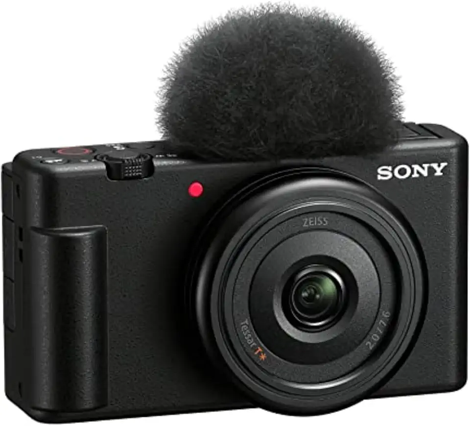 Sony Câmera Vlog ZV-1F para criadores de conteúdo e vloggers preta