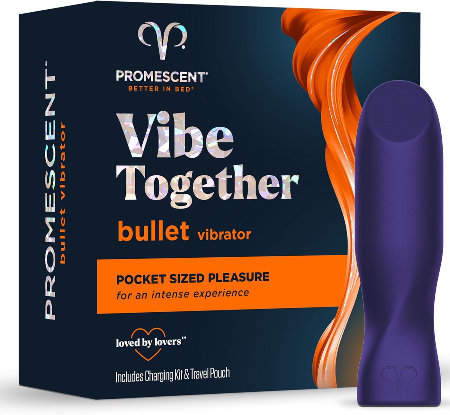 Promescent Vibrator Bullet with 27 Play Modes, Compact Vibrator Wand, Discreet Womens Sex Toys with Multiple Stimulation Settings, Pure Pleasure Sex Toy, Clitoral Stimulator for Women