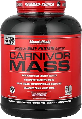 Vista 12 de Carnivor Mass Chocolate Fudge 10lb por MuscleMeds