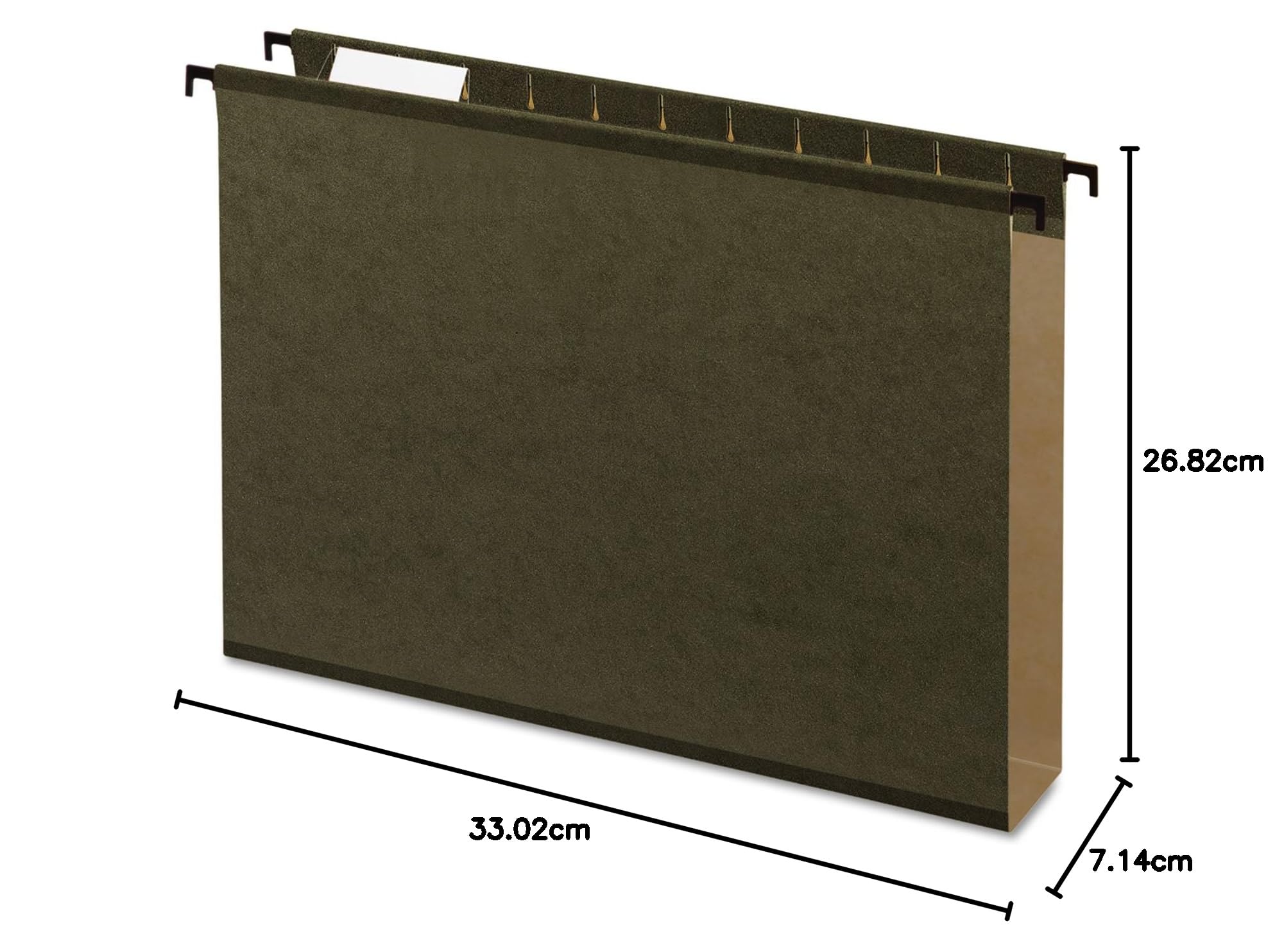 Pendaflex Surehook reinforced extra capacità cartelle sospese, Letter Standard Green