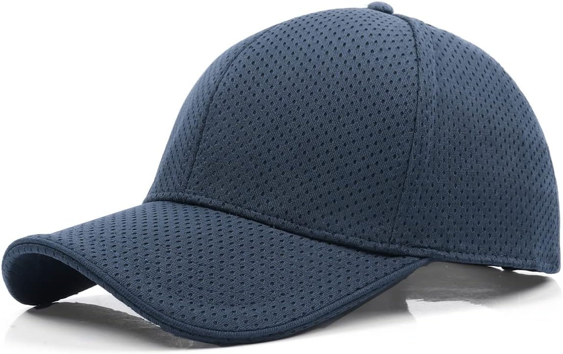 Zylioo XXL Oversize Baseball Mesh Cap,Large Structured Dad Cap,Adjustable Breathable Summer Hat