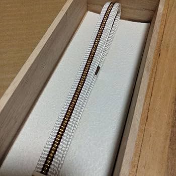 Amazon.co.jp: 和装小物 帯締め 人間国宝 吉田文之 伝統工芸士