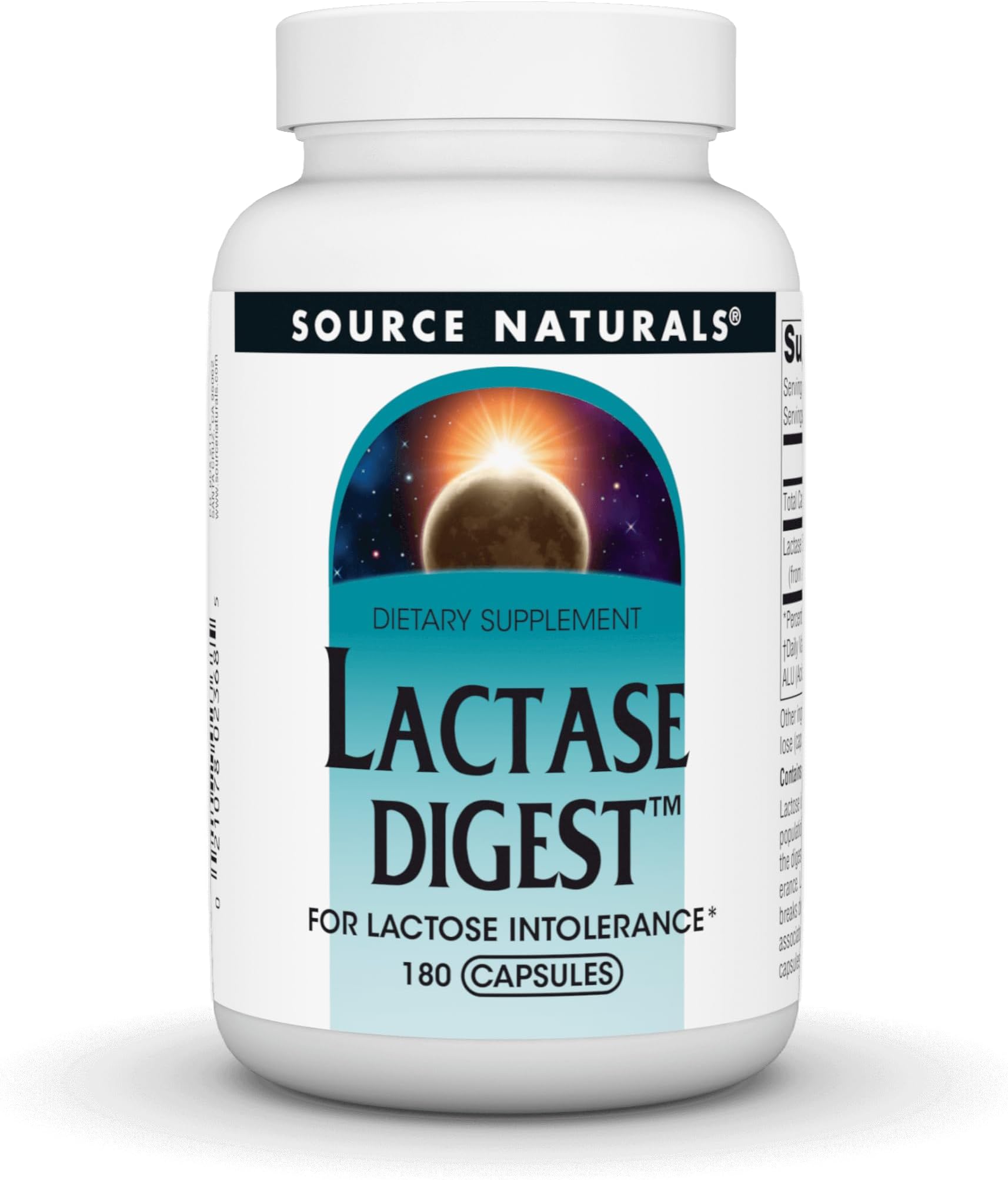 Source Naturals Lactase Digest, 180 Vcaps