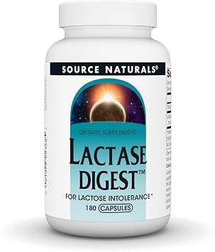 Source Naturals, Lactase Digest - 180 Vegetarian Capsules