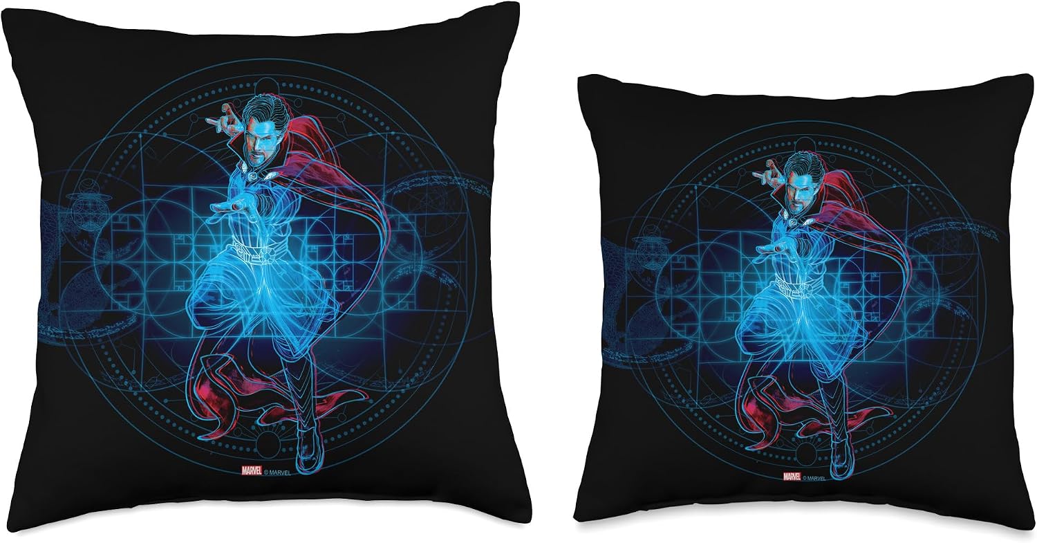 Doctor Strange Multiverse of Madness Cosmic Projection Throw Pillow