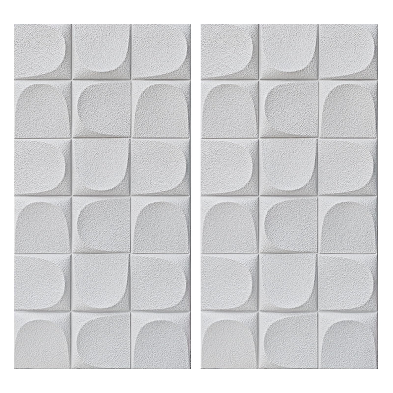 paneles decorativos para pared 2 paneles de pared 3D con diseño texturizado curvo para revestimiento, paneles de pared rectangulares de PU económicos para decoración de interiores, decoración de pared