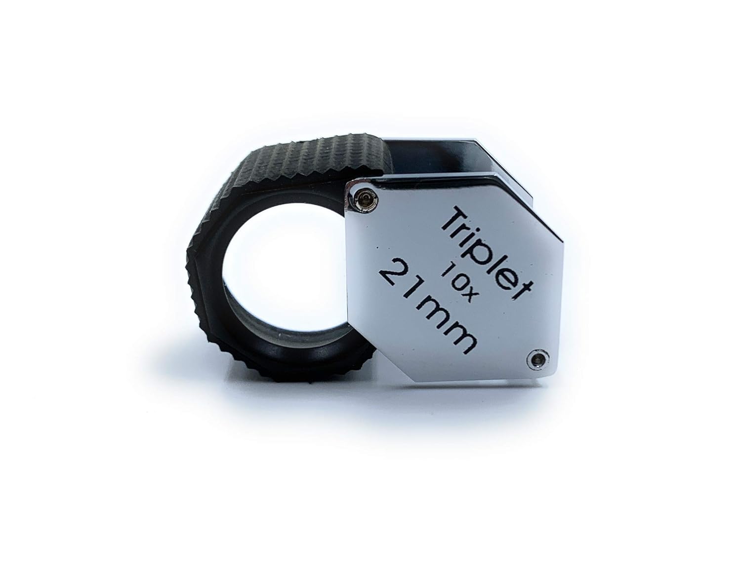 Aone Jewellers Eye Loupe 21mm 10x Rubber Grip Magnifying Lens Triplet
