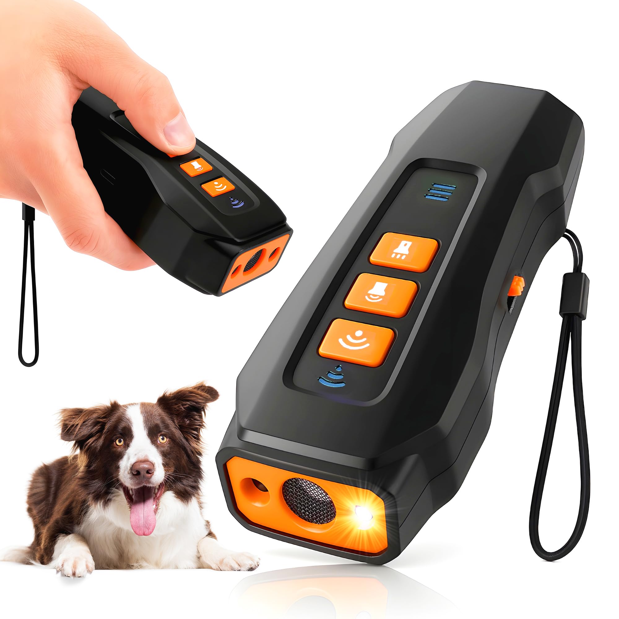 Répulsif pour chiens à ultrasons ZALEZ : stoppez les aboiements à 10m avec collier anti-rides