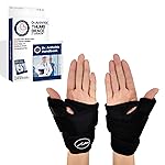 Doctor Developed Ergonomical Thumb Brace Support Right Hand or Left Hand for Arthritis Pain and Support, Thumb Spica Splint for Trigger Thumb, Thumb Stabilizer for Tendonitis, Sprain (Black/2 Pack)