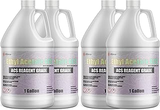 Ethyl Acetate ACS Grade - High Purity Solvent for Professional Laboratory and Analytical Use - 4 Gallon Case
