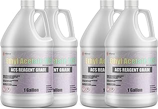Ethyl Acetate ACS Grade - High Purity Solvent for Professional Laboratory and Analytical Use - 4 Gallon Case