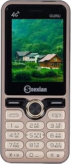 Snexian All-New GURU GT 4G Working Dual Sim | Keypad Mobile | 2.4" Display | YouTube Working| Voice Changer | BT Dialer | ... Price In India
