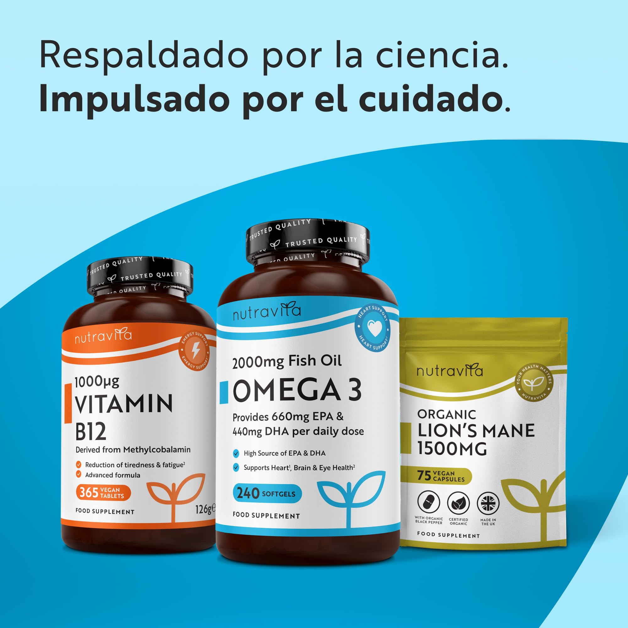 Nutravita Omega 3 2000mg - con 660mg EPA y 440mg DHA - 240 Cápsulas Blandas (8 Meses) - para Corazòn, Función Cerebral & Visiòn (EFSA) Omega 3 Capsulas - Omega3 Suplementos para Hombres & Mujeres