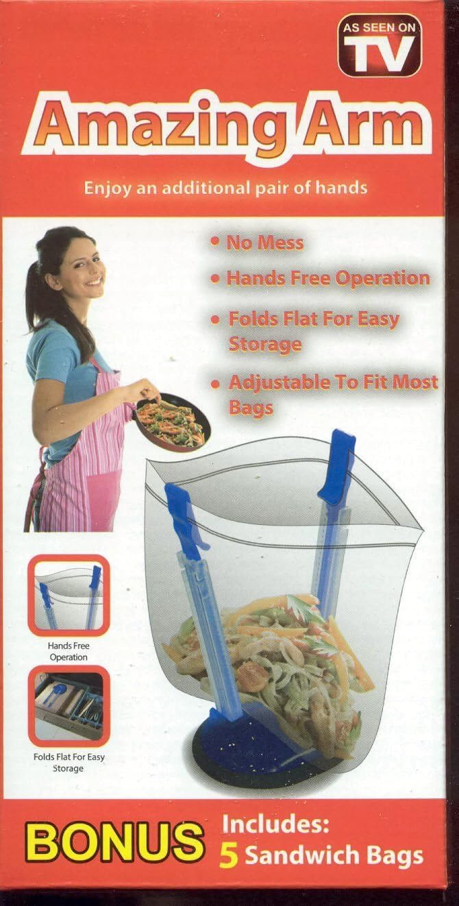 Amazing Arm Includes a Bonus of 5 Sandwich Bags
