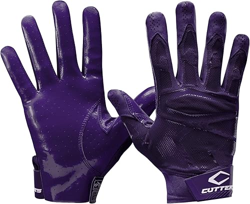 Miniatura 5 de Cutters Guantes receptores anchos de fútbol. Rev Pro 4.0 Ultra Grip sin deslizamientos. Tallas para jóvenes y adultos (1 par)