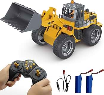 Amazon.com: Fistone 9 Channel RC Front Loader, 4WD Alloy Shovel