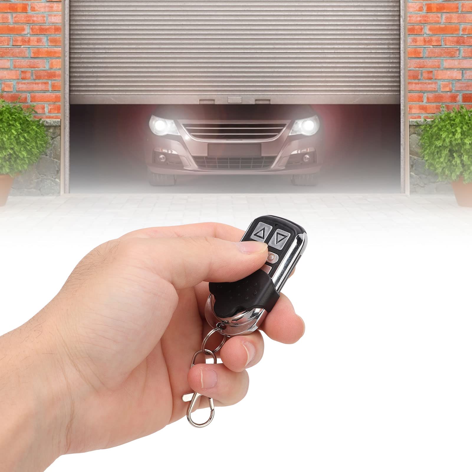 Key Fob Remote Control, Multi-function Garage Door Opener, Ideal Replacement for Driveway Awning with LED Lights - Image 3