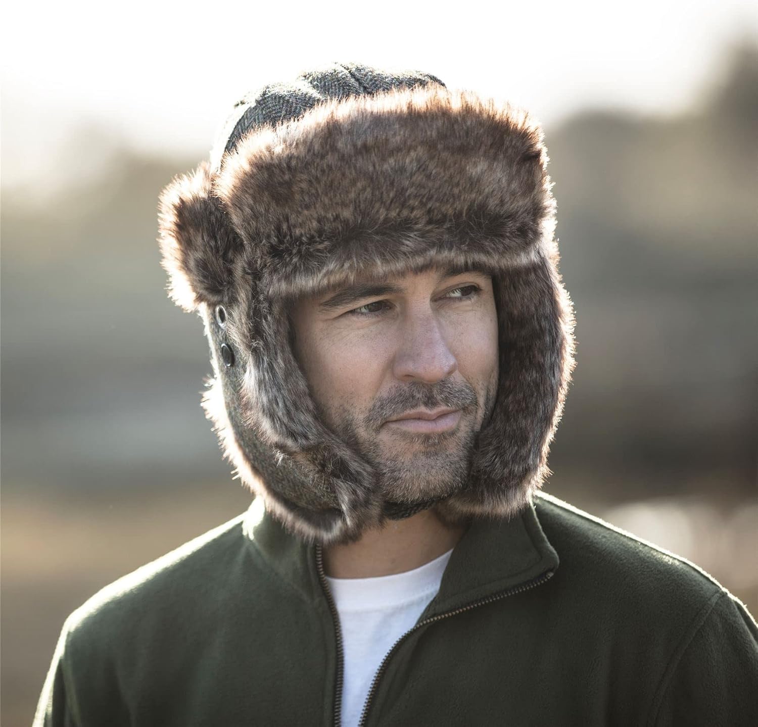 Walker and Hawkes - Harris Tweed Charles Trapper Hat
