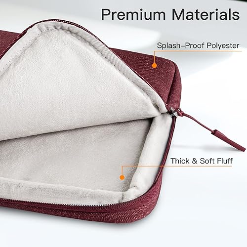 Vista 64 de JETech Funda para laptop para MacBook Pro de 16 pulgadas (M4, M3, M2, M1, 2019-2024), funda impermeable con bolsillo, compatible con portátiles