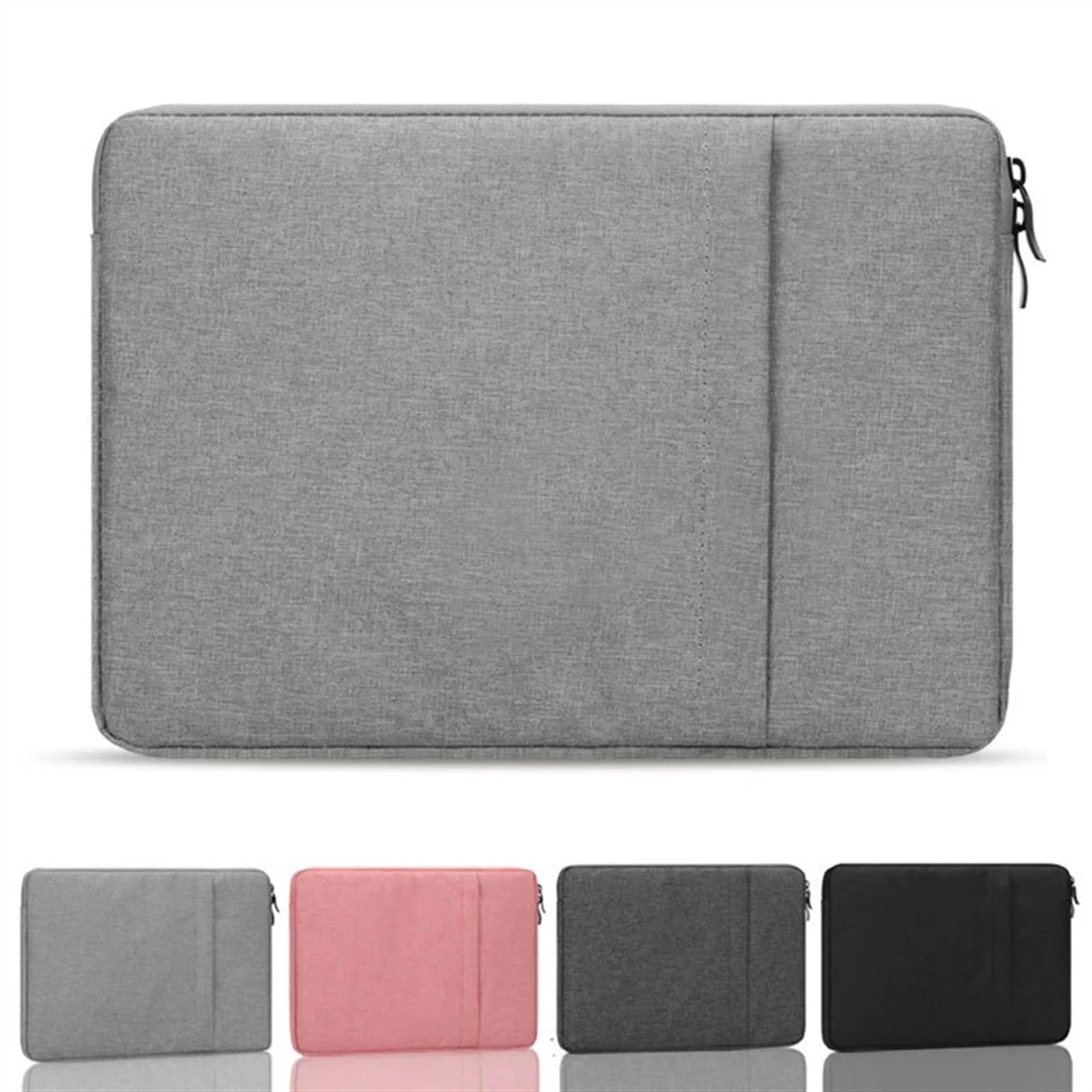 Borsa impermeabile per computer portatile e tablet da 15,6 pollici, custodia protettiva per PC da 15,6 pollici, tasca interna per laptop, pratica conservazione