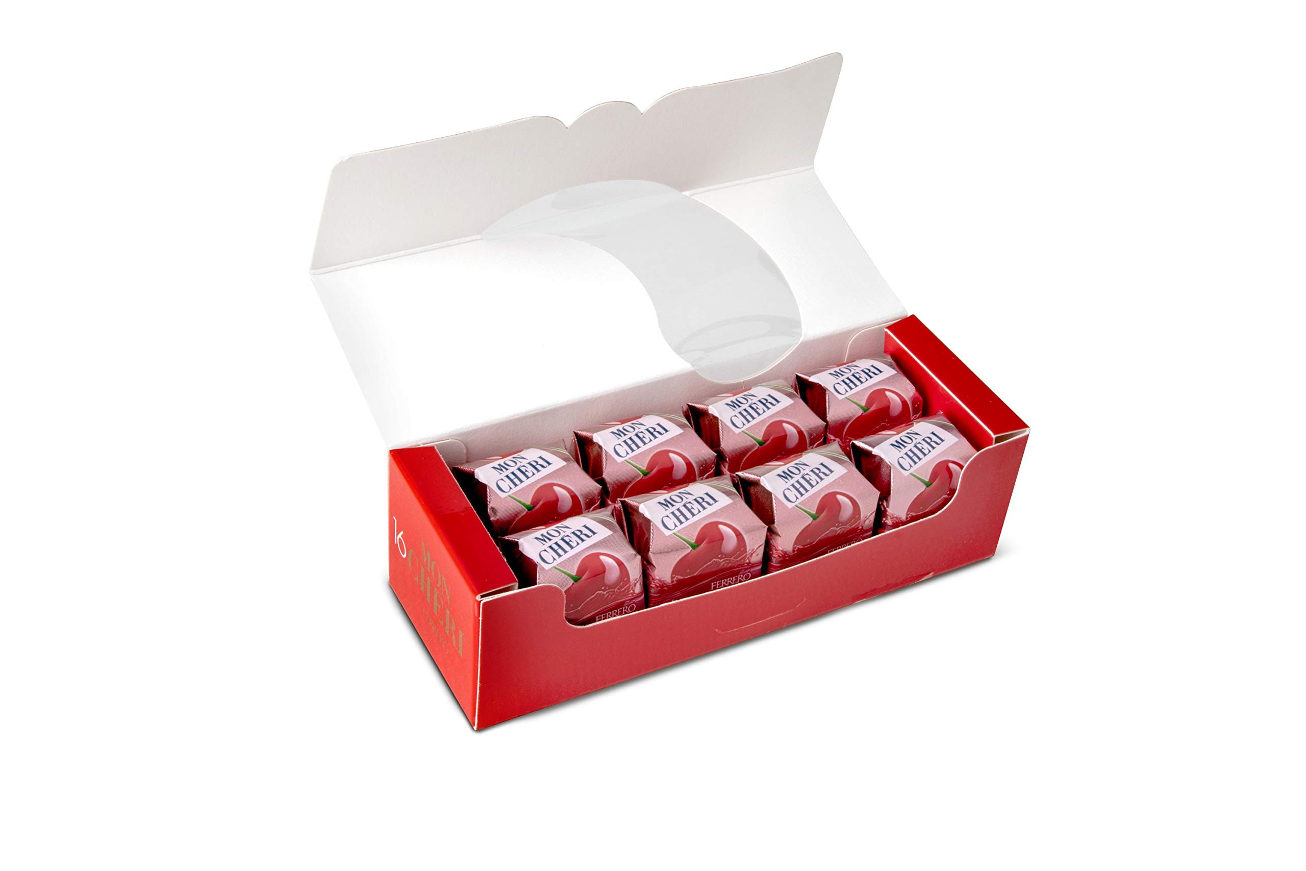 Bonbons chocolat cerise liqueur MON CHÉRI la boite de 16 - 168 g