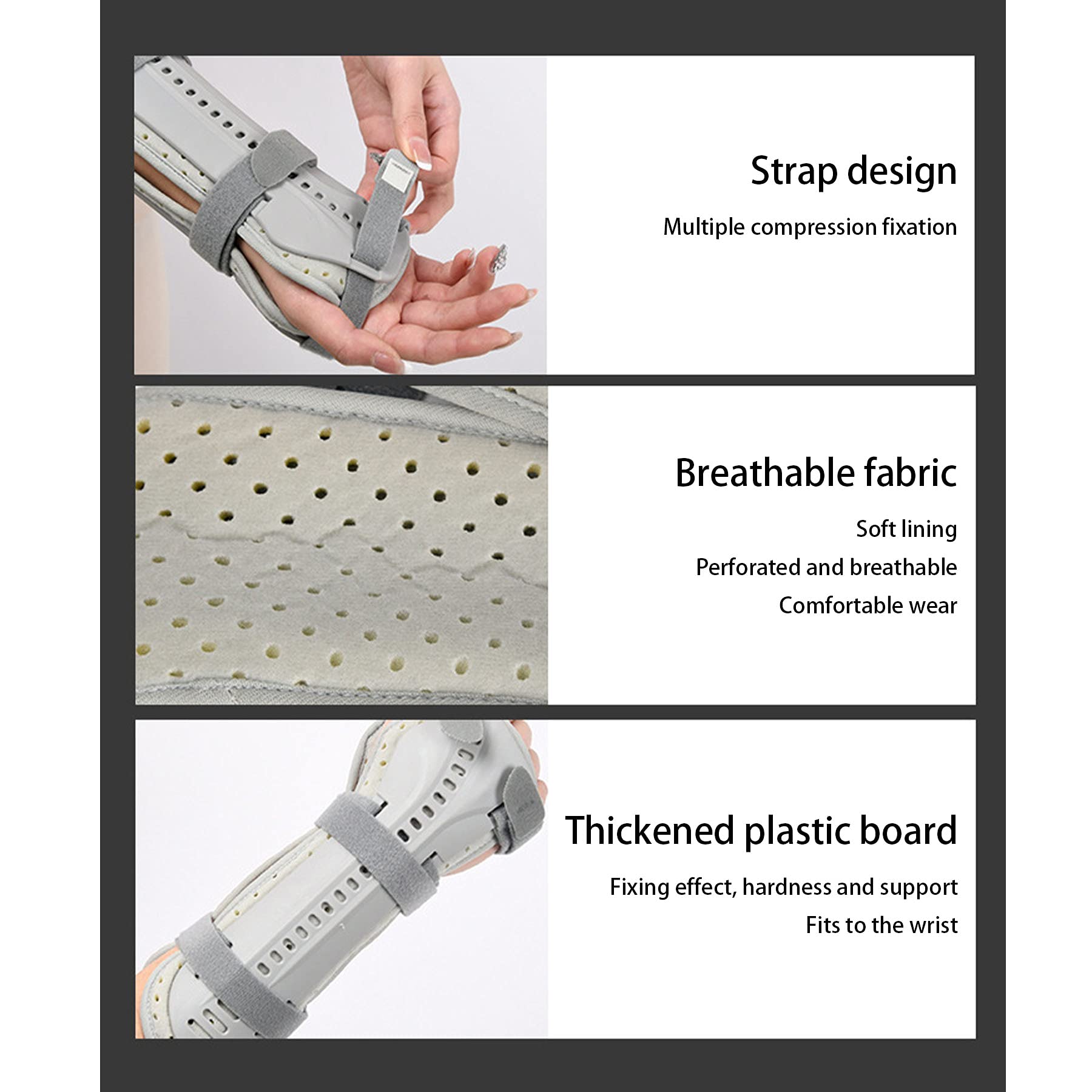 Handgelenkschiene Ruhende Handschiene Nachtstütze Handstütze Für Karpaltunnelsyndrom Arthritis Tendonitis Mallet Finger Schmerzlinderung Mit Handgelenk Tendonitis Schmerzbehandlung,Left