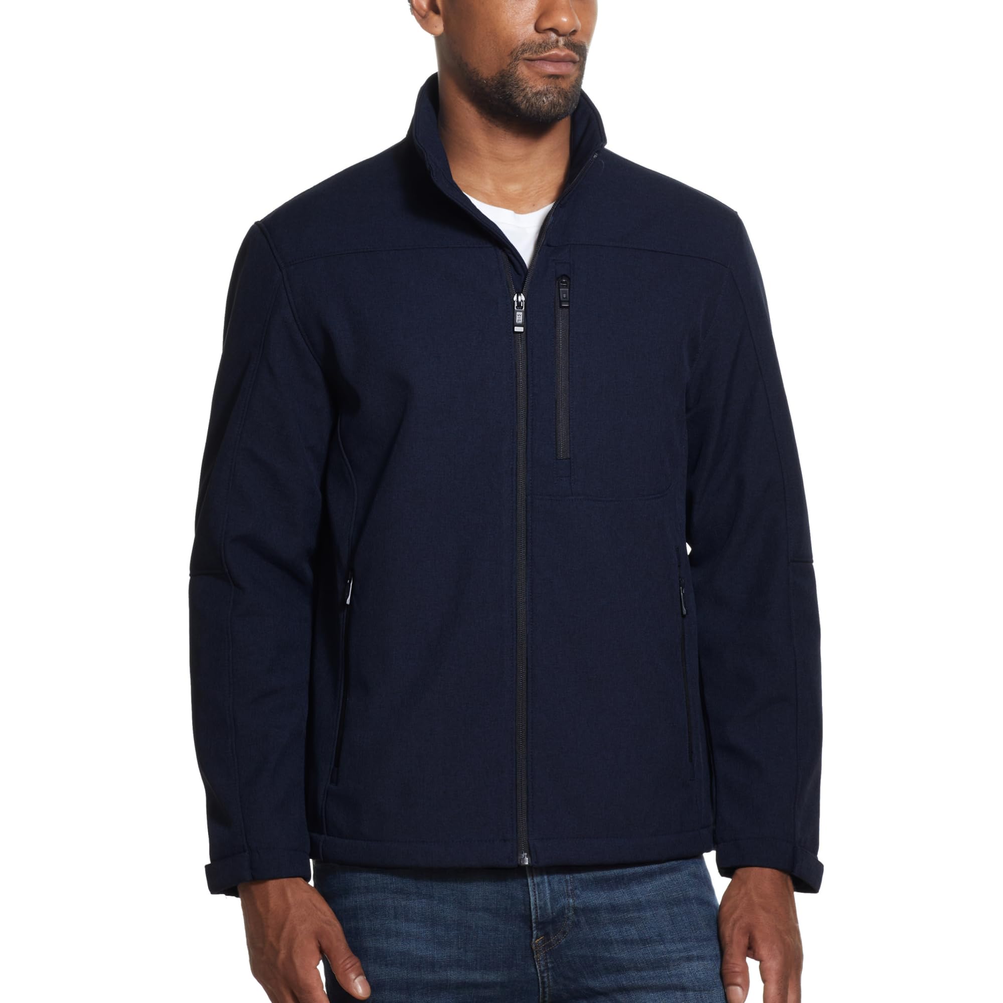 Weatherproof Men's Softshell Jacket – Wind & Water Resistant – Breathable, Lightweight Outdoor Coat