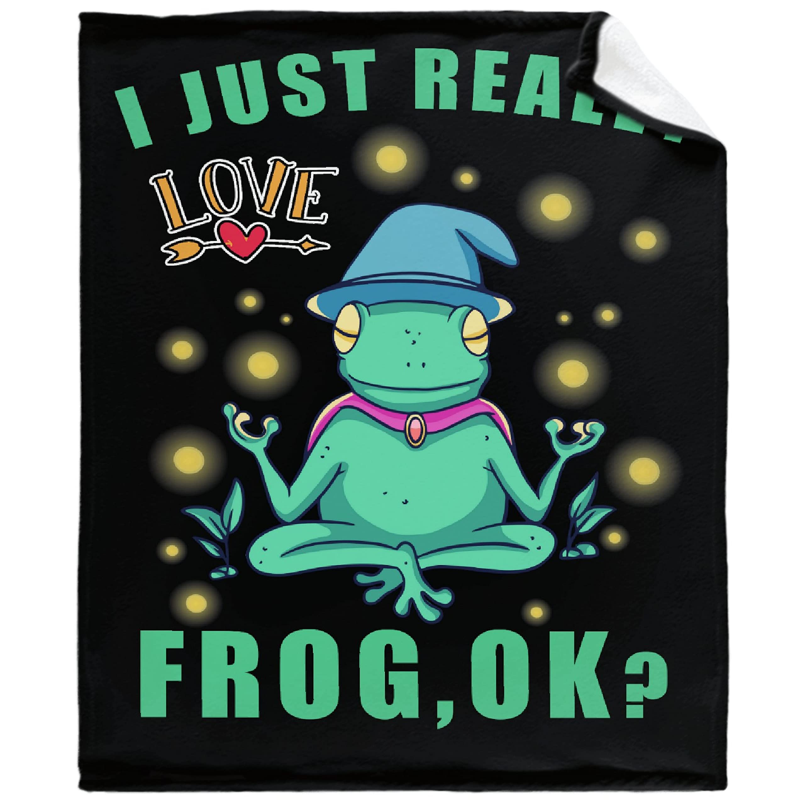 Flanell-Decke „I Just Really Like Ramen“ Mit Frosch-Motiv – Weich, Kuschelig, In 5 Größen – Perfektes Geschenk