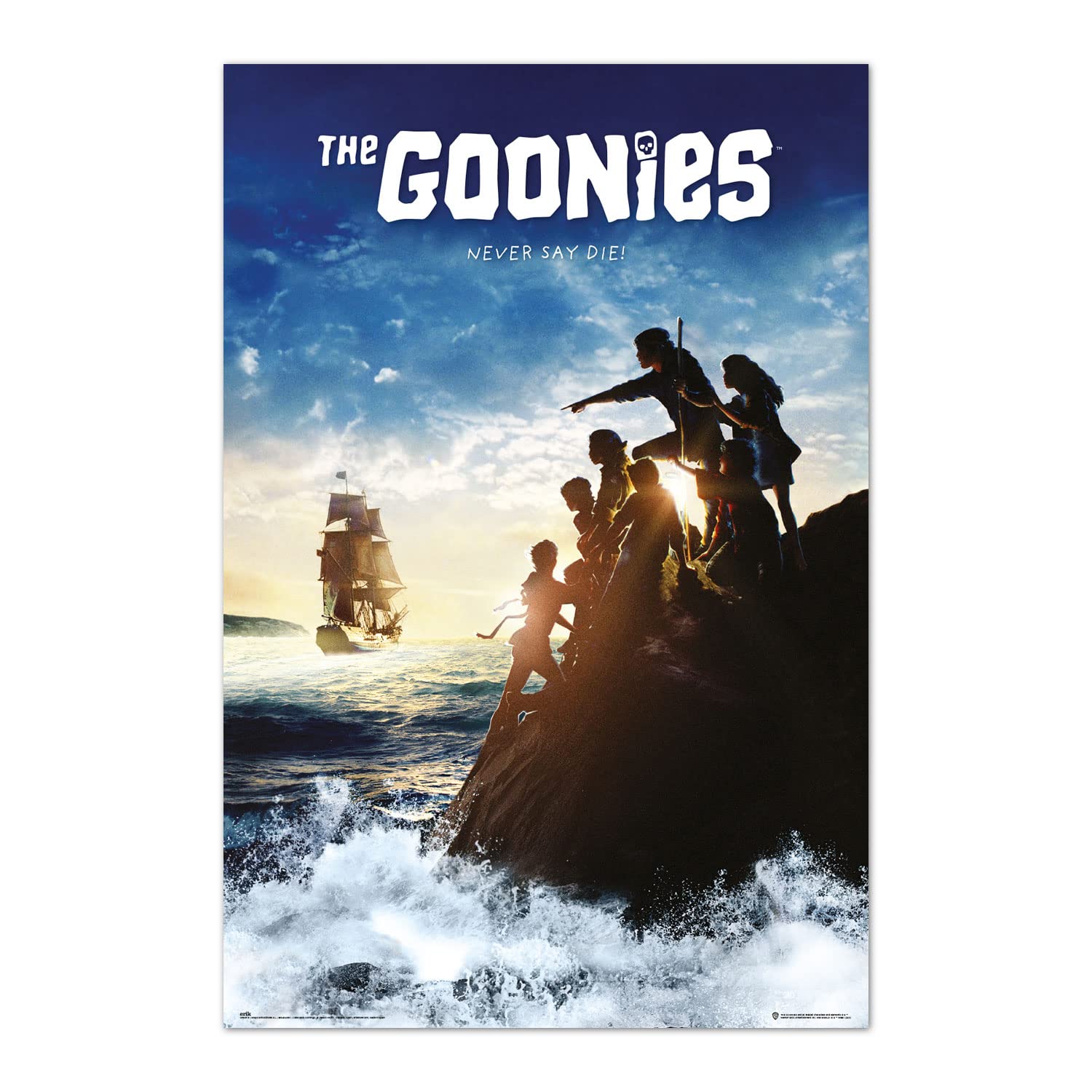 Grupo Erik Poster The Goonies Never Say Die! - 36 x 24 inches / 91.5 x 61 cm - Shipped Rolled Up - Cool Posters, Art Poster, Wall Posters & Prints