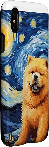 Miniatura 9 de Funda para iPhone SE (2020)  7  8 Chow Chow Starry Night para perro, mamá, perro, papá