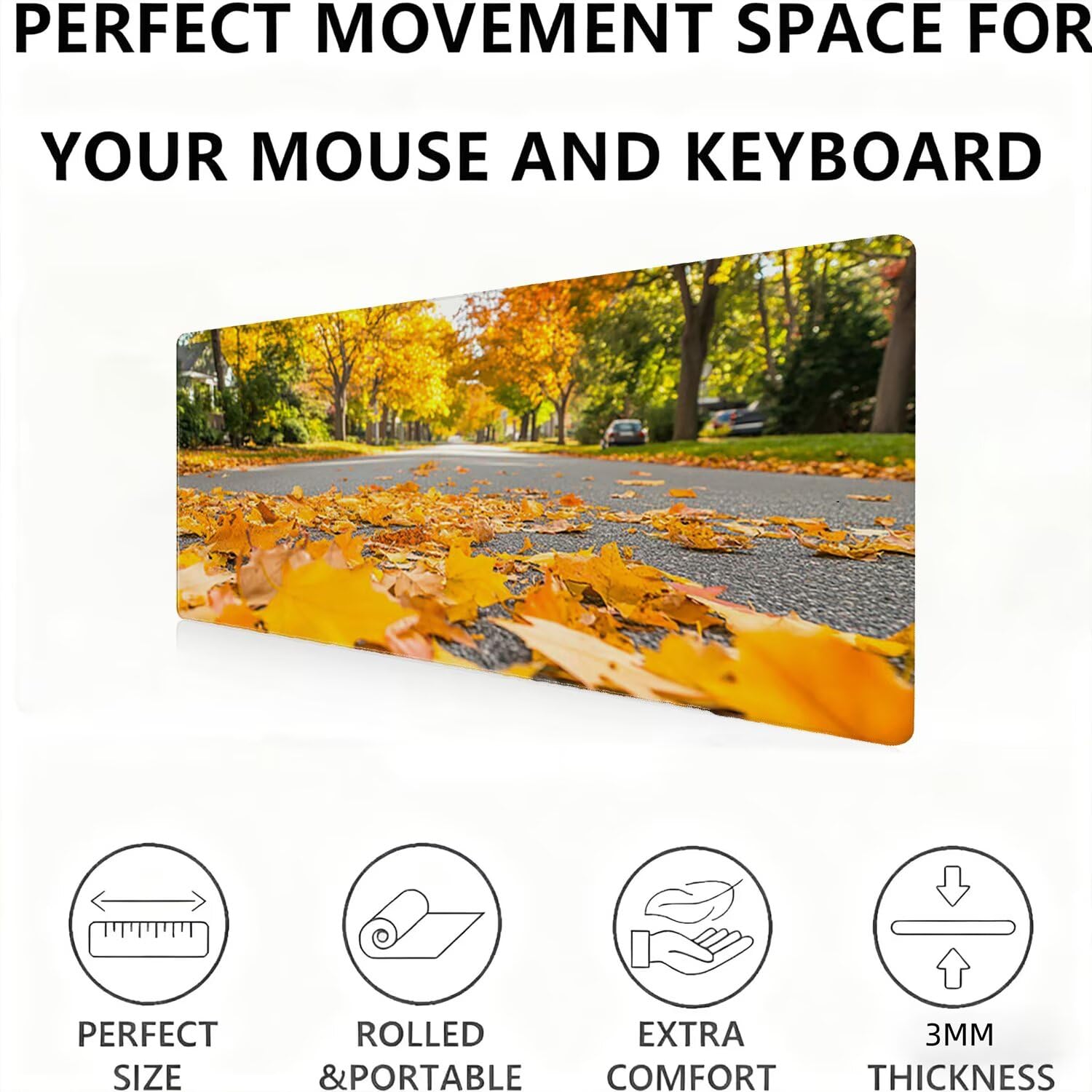 Podkładka pod mysz, podkładka pod mysz XXL 1200 x 600 podkładka pod mysz dla graczy, wodoodporna gumowa podstawa, duża podkładka pod mysz do gier na biurko szyte krawędzie wodoodporna antypoślizgowa