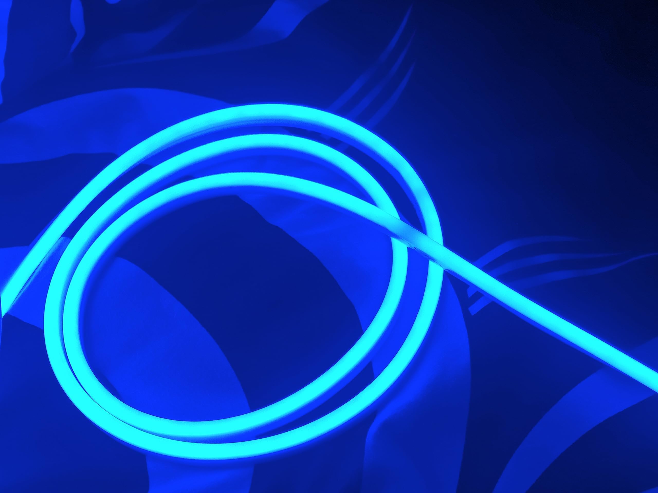 MINETREE-Neon Led Strip/Rope Light (ICE Blue) 1 Meter 220v Waterproof Flexible LED Neon Flexi Light for Neon Signs,Ceiling Light,Home,Office,Diwali,Christmas, Modern LED Strip