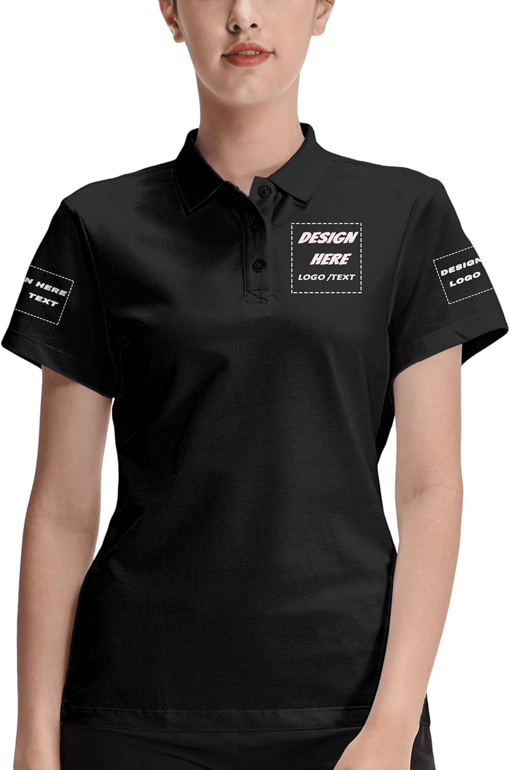Custom Men's Polo Shirts Personalized Mens Polo Golf Shirts for Men Dry Fit(Support Embroidered)